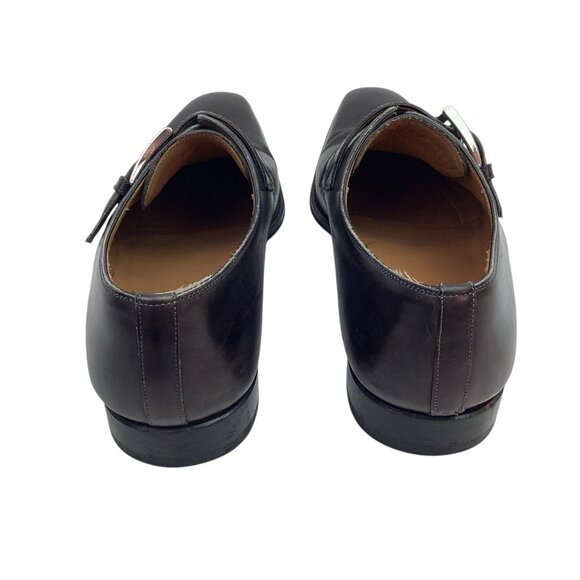 Magnanni Marco ll Mens 8M Leather Monk Strap Dress Shoes Black Made in Spain main image 3